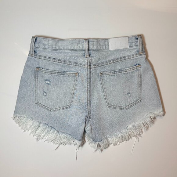 Pistola Gigi Low Rise Cut Off Short - Vivid Distressed, Size 25 - Picture 6 of 6